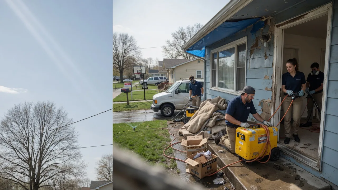Basement Flood Cleanup in Rockham, SD near me